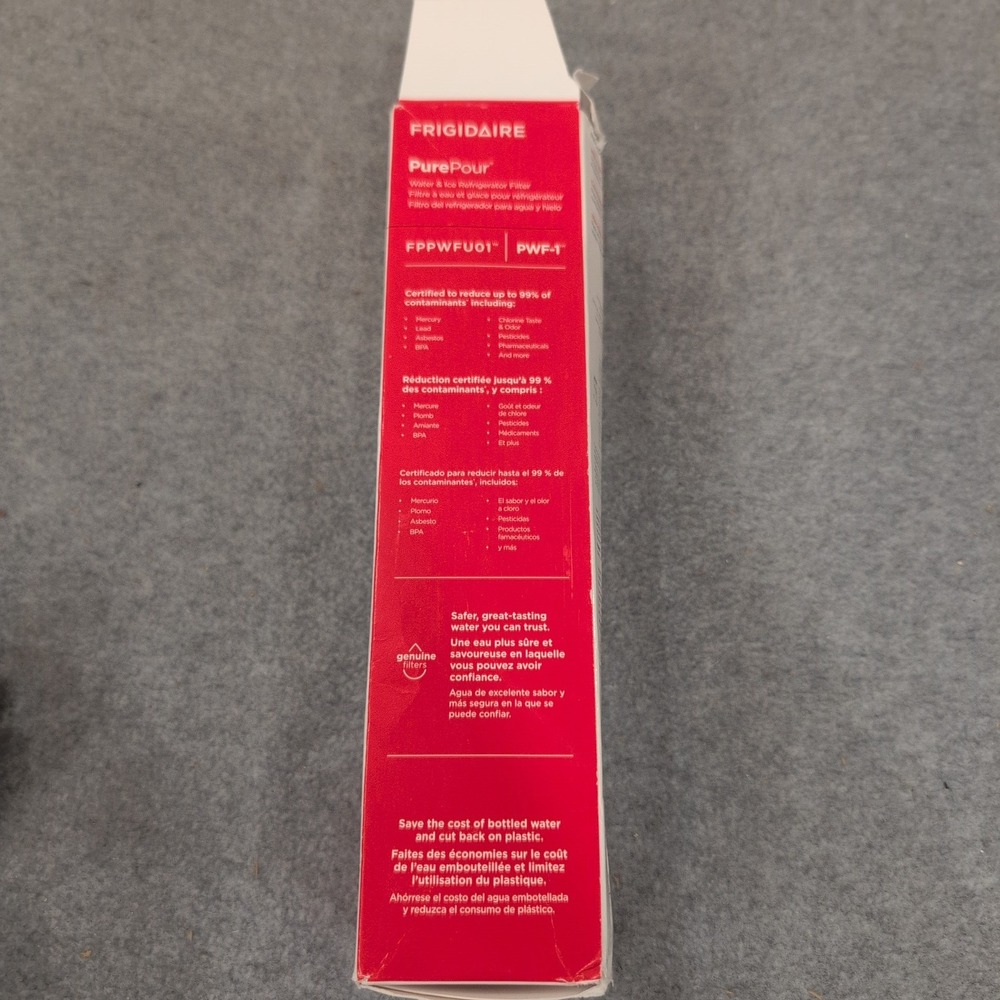 Frigidaire PurePour Refrigerator Water Ice Filter FPPWFU01 PWF-1 White New - Picture 2 of 4